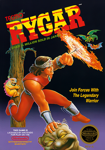 Rygar (USA) box art